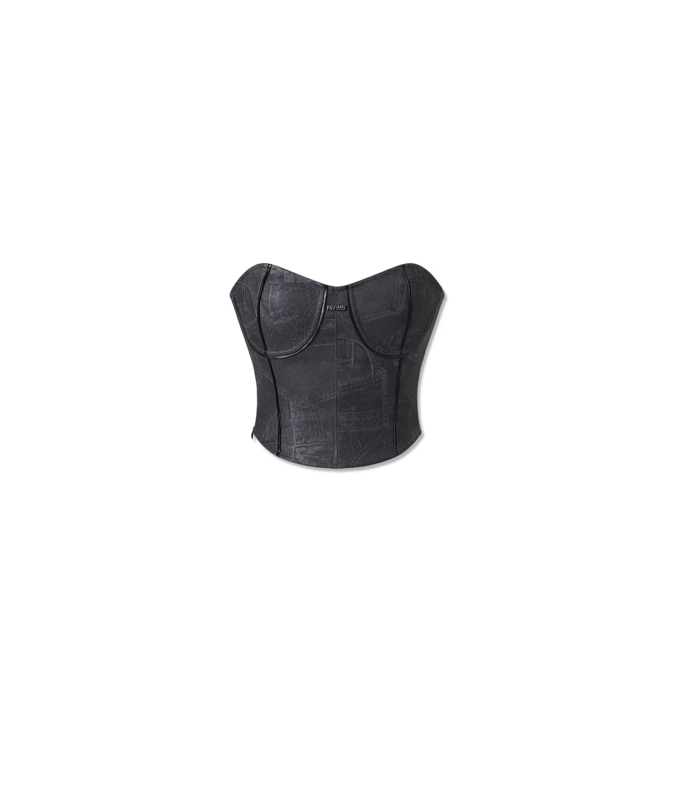 NAWS ROCK LEATHER CORSET TOP