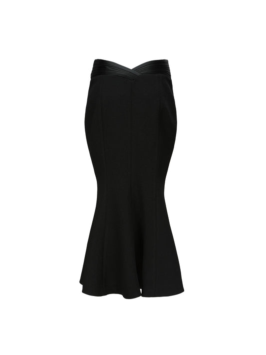 Nana Jacqueline Belle Satin Skirt (Black)