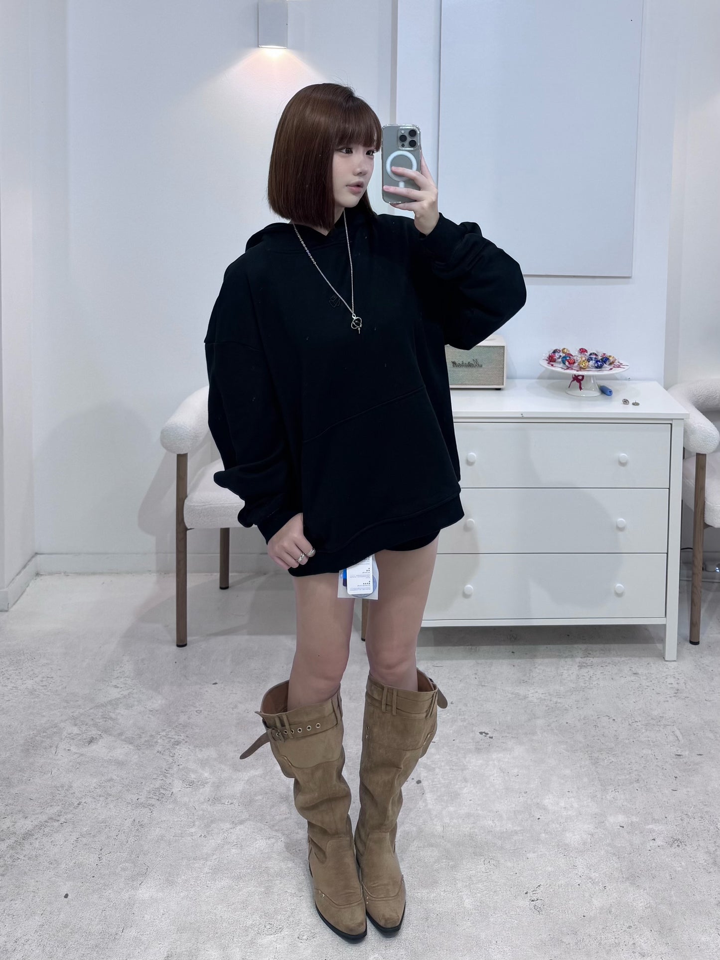 NAWS WANDERING BLACK HOODIE