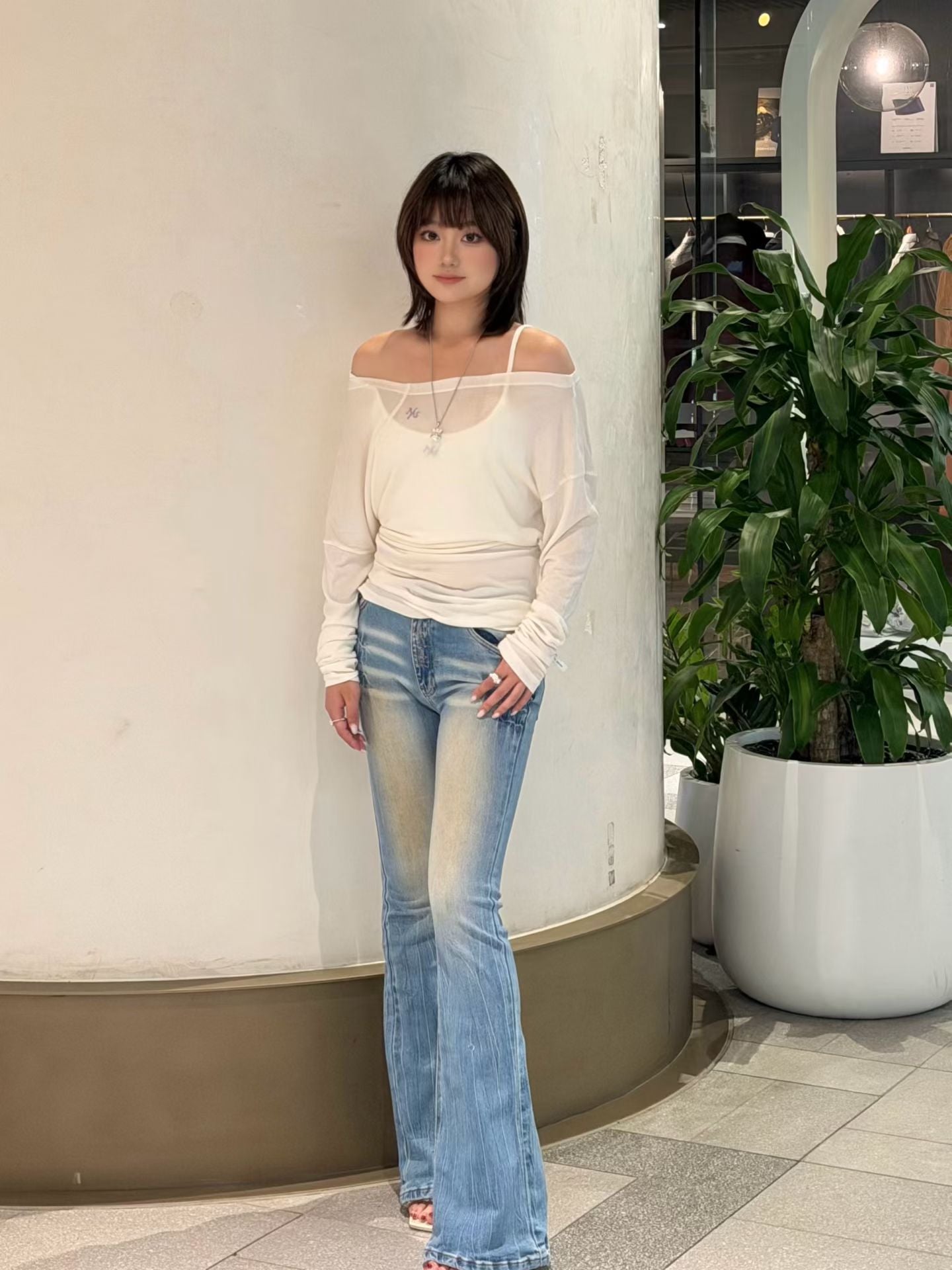 NAWS +5CM MODEL JEANS MINERAL BLUE