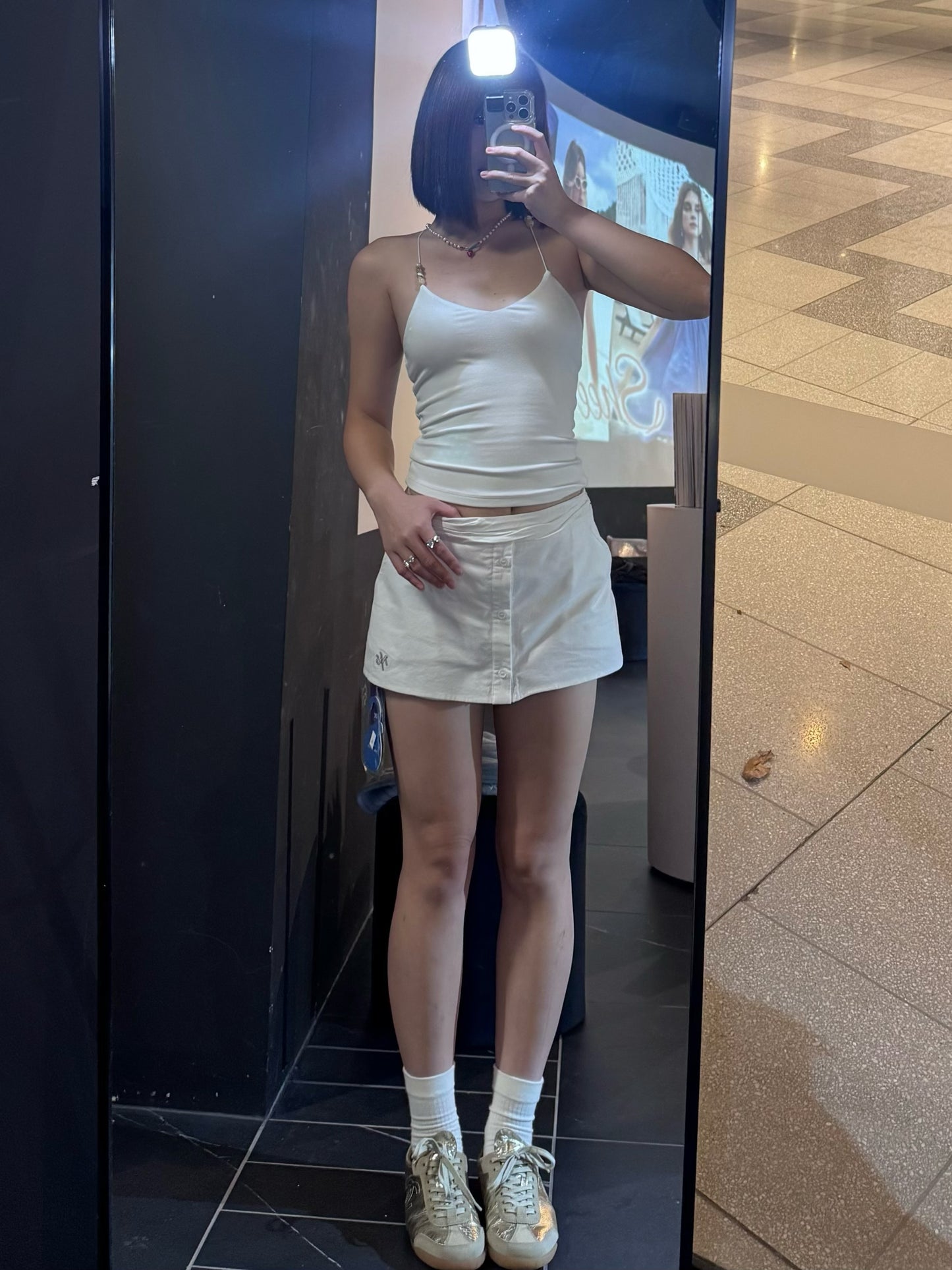 NAWS WHITE VAGRANT SKIRT