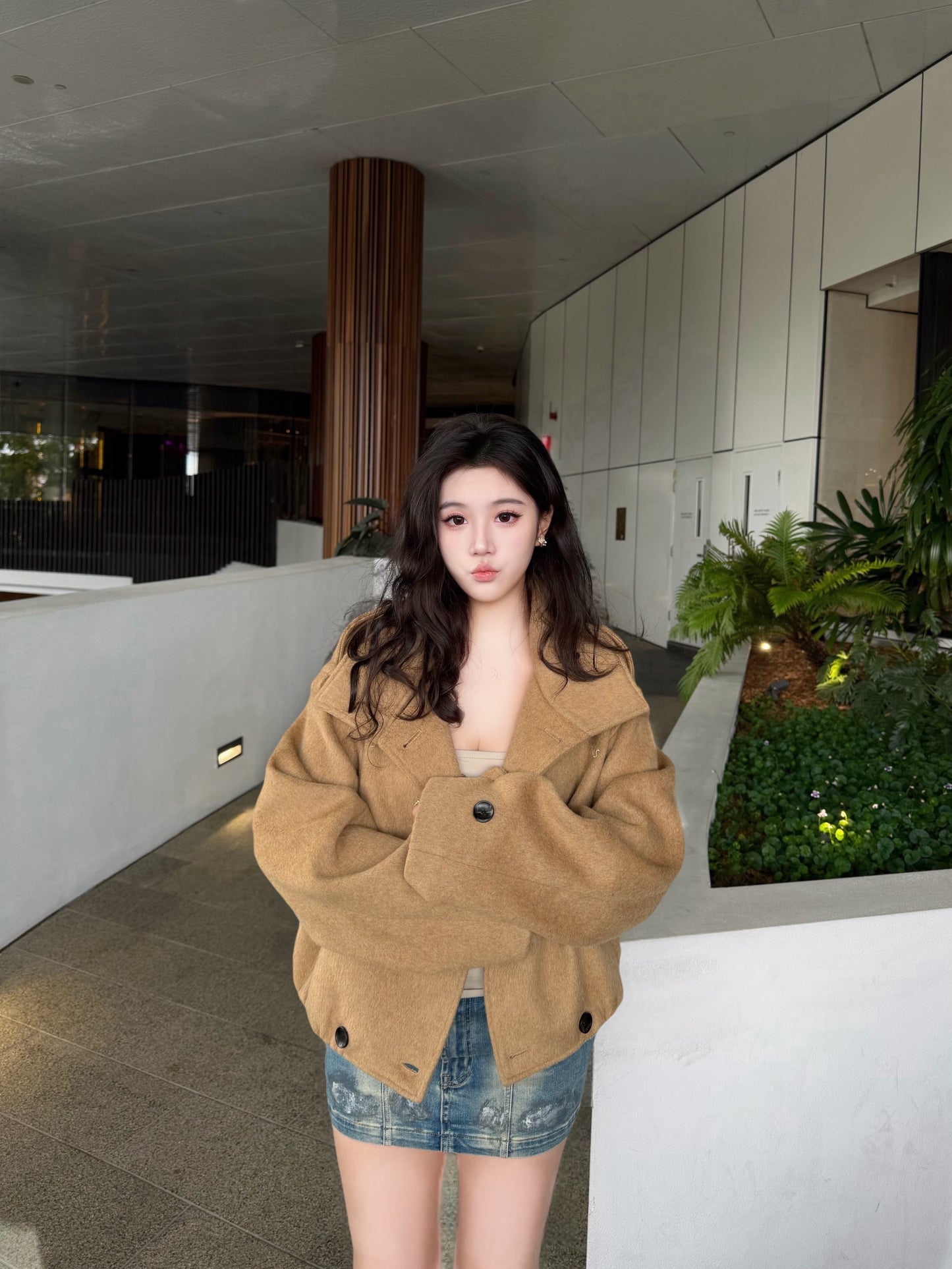 NAWS ROSE OVERSIZED WOLLEN COAT
