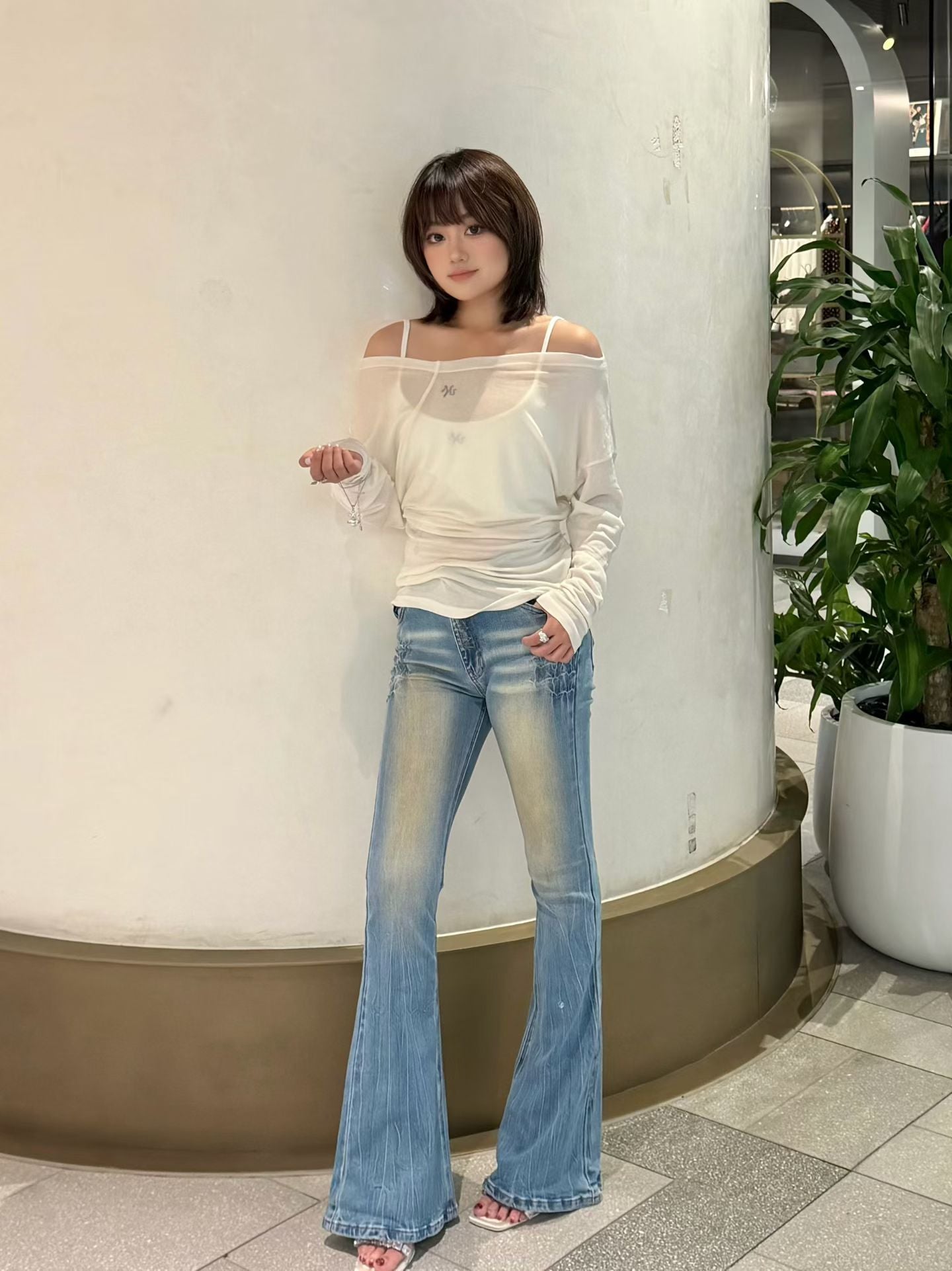 NAWS +5CM MODEL JEANS MINERAL BLUE