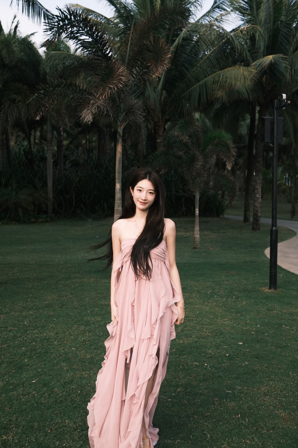Nana Jacqueline Mariah Dress (Peach)