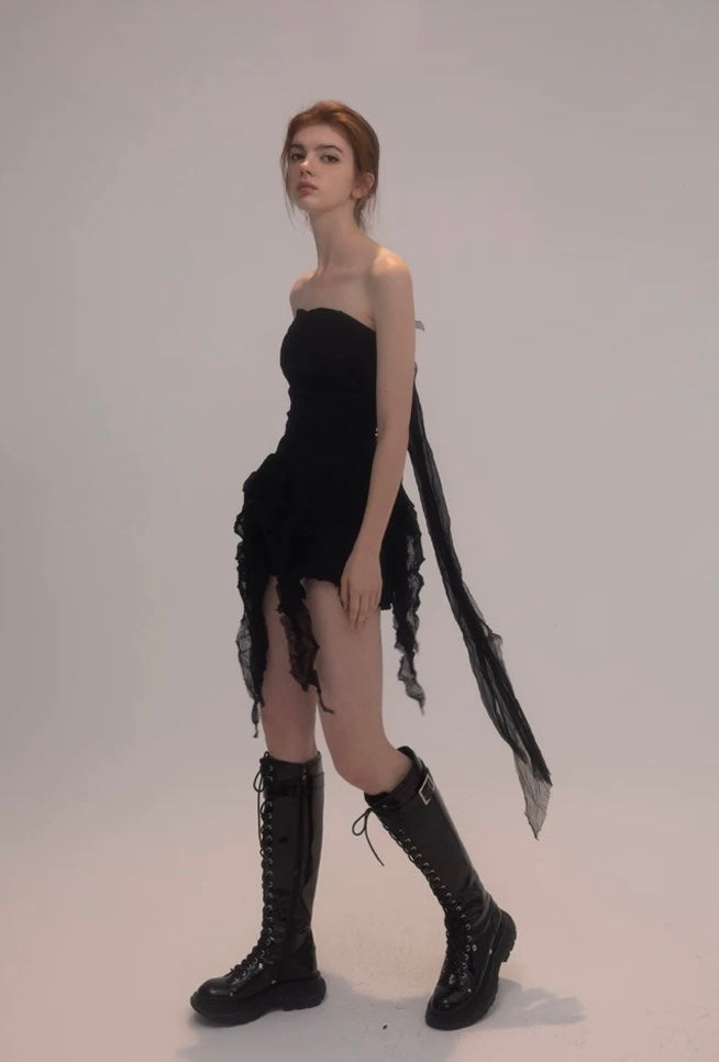 Jagee Chen Black jellyfish Top