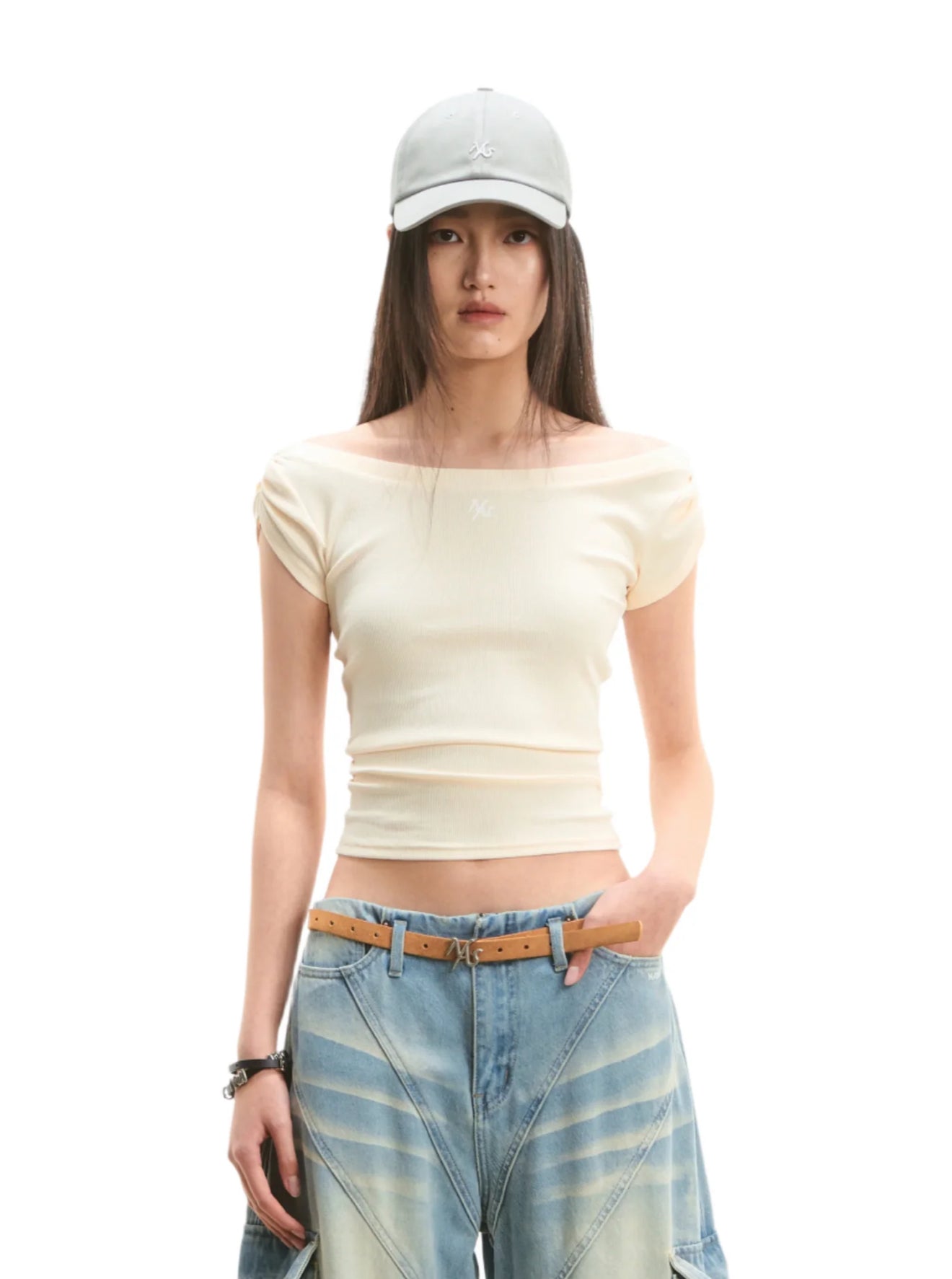 NAWS YELLOW CLASSIC HOURGLASS TEE