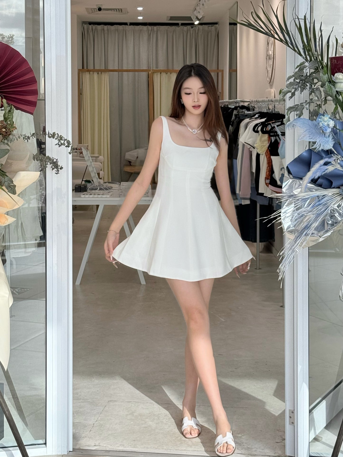 Nana Jacqueline Marianne Dress (White)