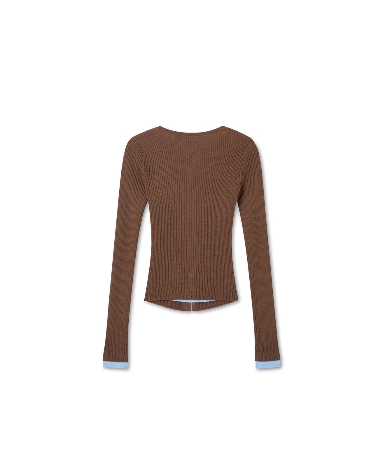 NAWS CHESTNUT BROWN PERTH KNIT TOP