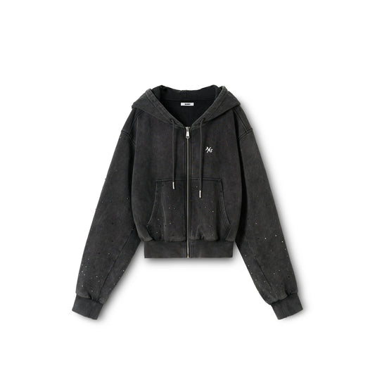 NAWS SPARKLY CROPPED HOODIE