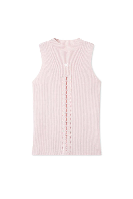 NAWS CHERRY PINK BALLET KNIT TANK TOP