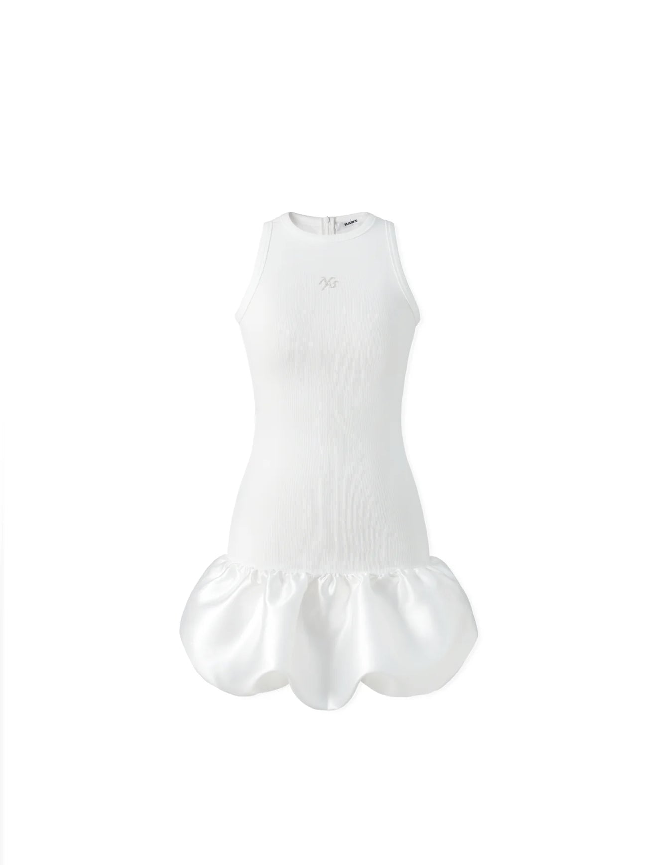 NAWS WHITE 3-CARAT BUD DRESS