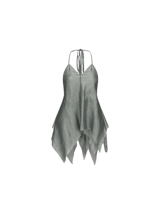 ELYWOOD BLUE-GREEN WIND CHIME TASSEL TOP