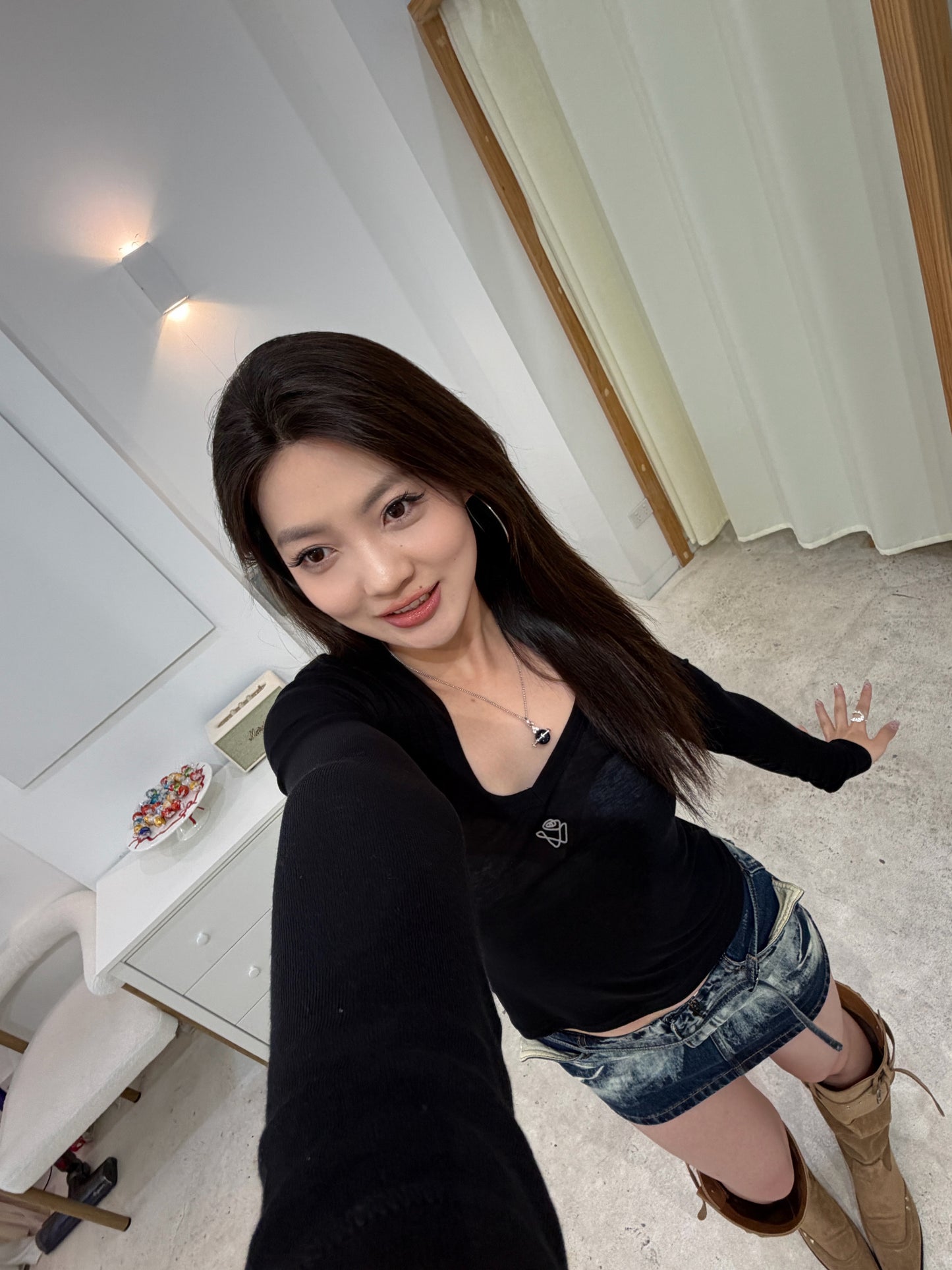 NAWS cloud touch long sleeve top