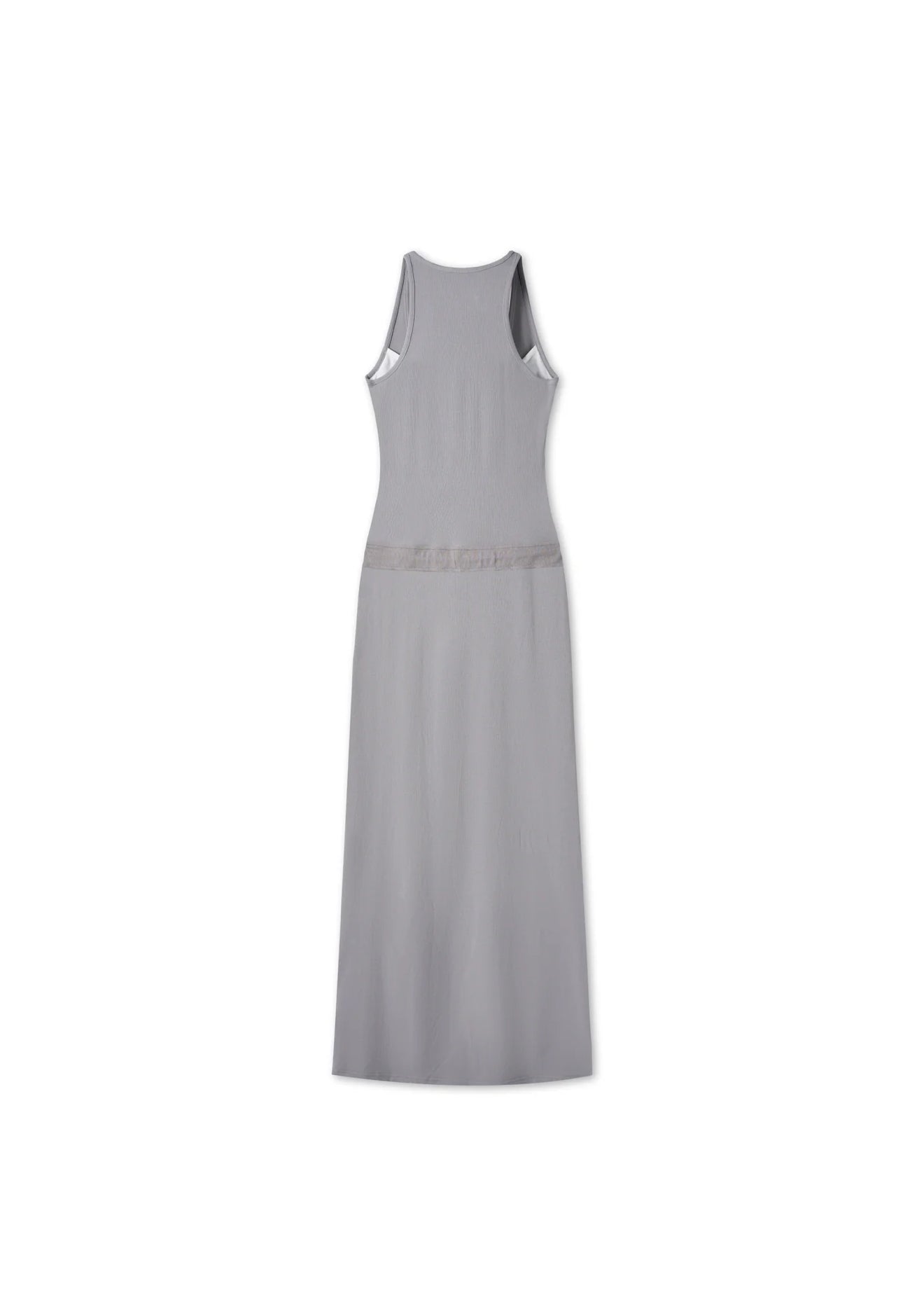 NAWS SEAGULL GRAY OBSIDIAN STRAPLESS DRESS
