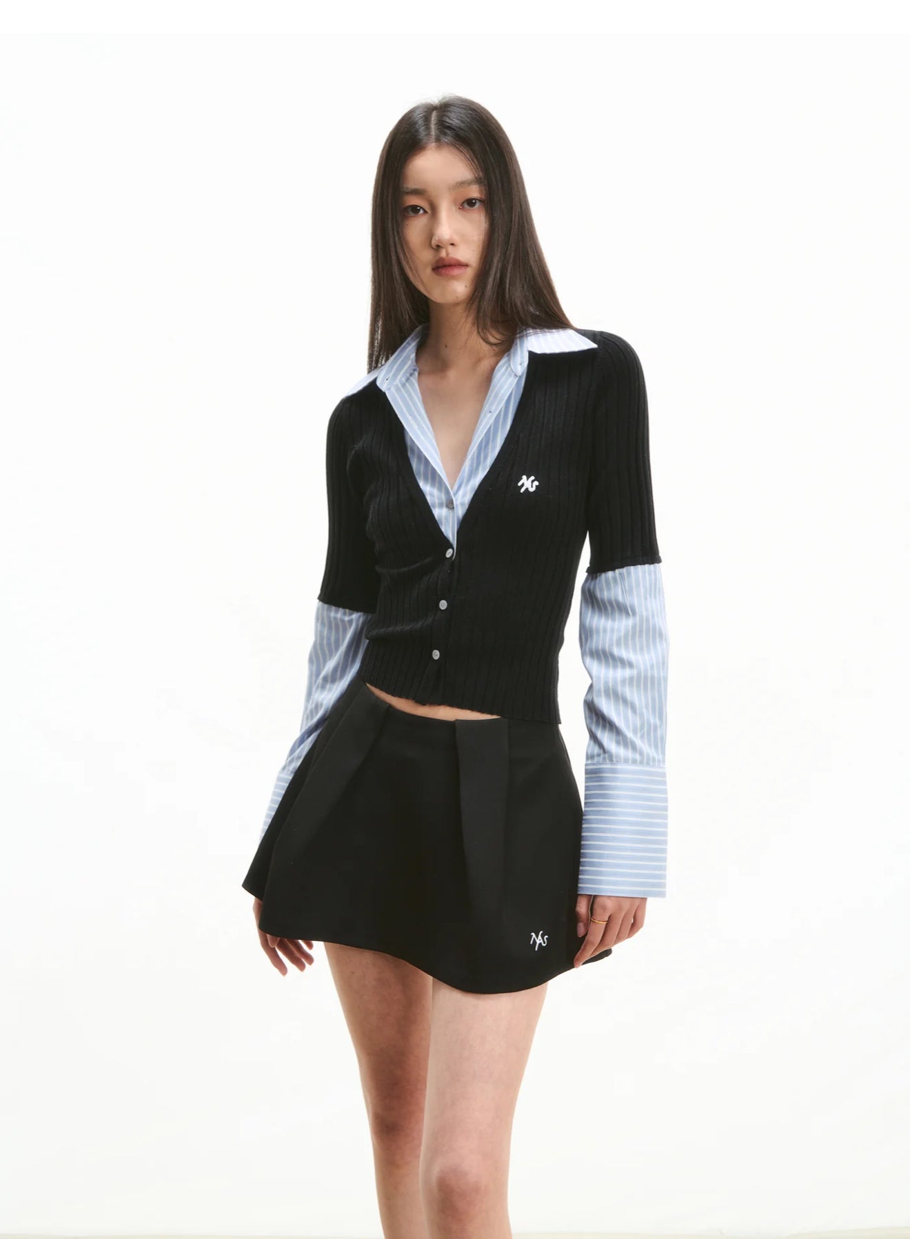 NAWS ANGEL KNIT BLACK SWEATER