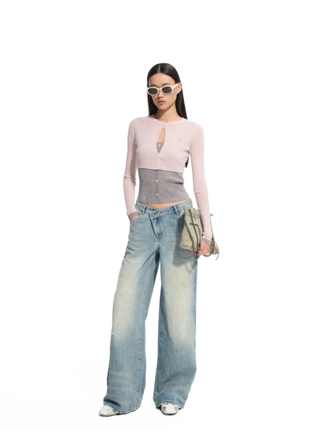 NAWS MISTY PINK CHAMPS KNIT SWEATER