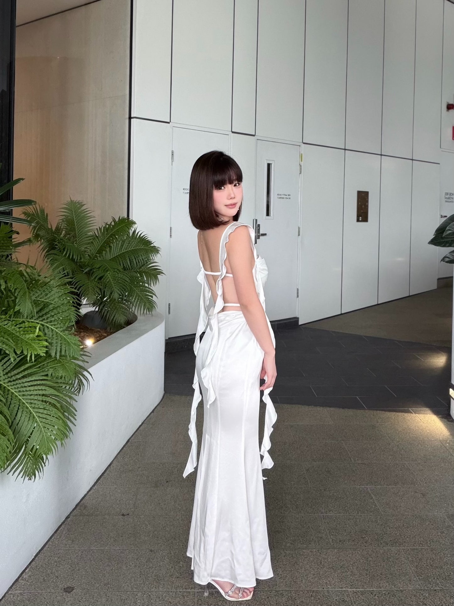 Nana Jacqueline Caroline Dress (White)