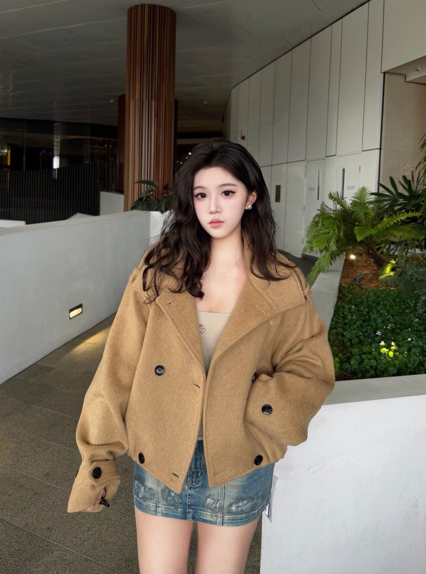 NAWS ROSE OVERSIZED WOLLEN COAT