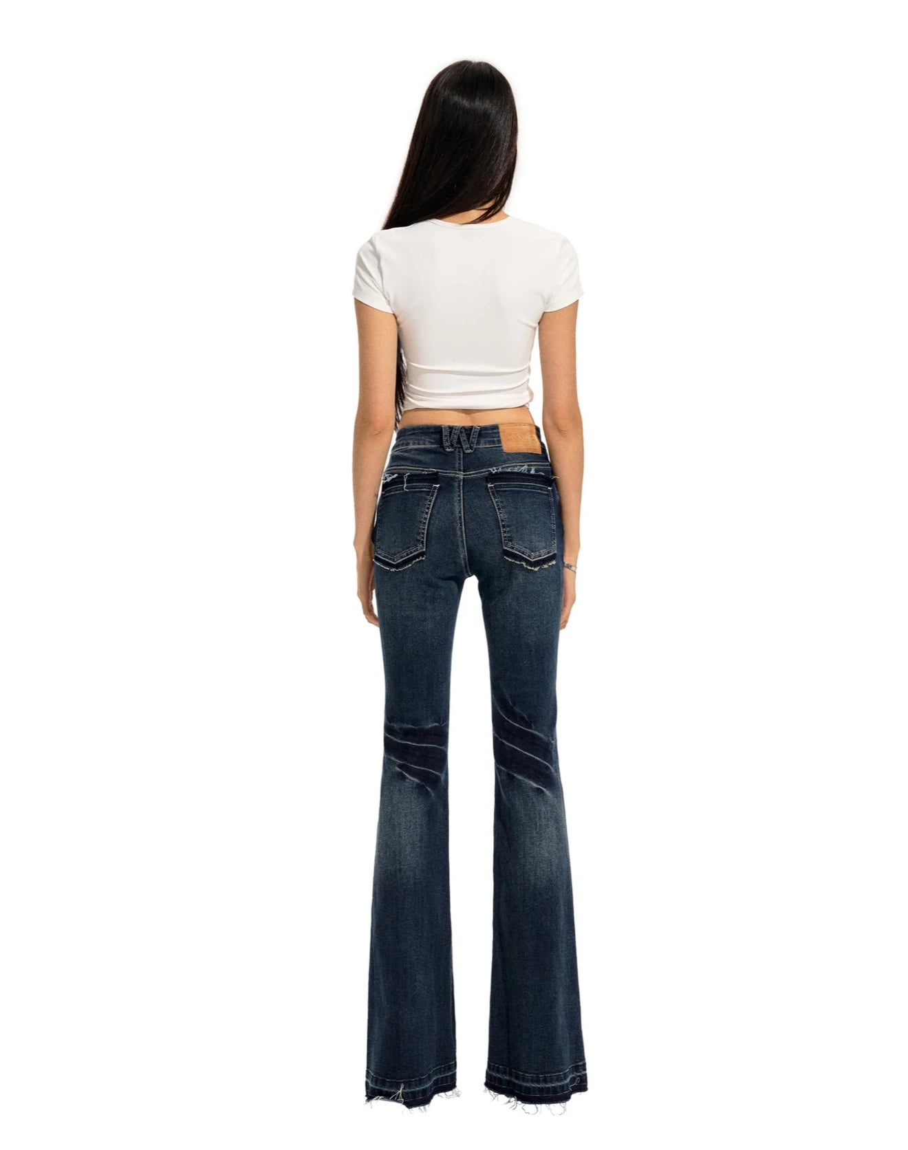 NAWS +5CM MODEL JEANS DARK BLUE