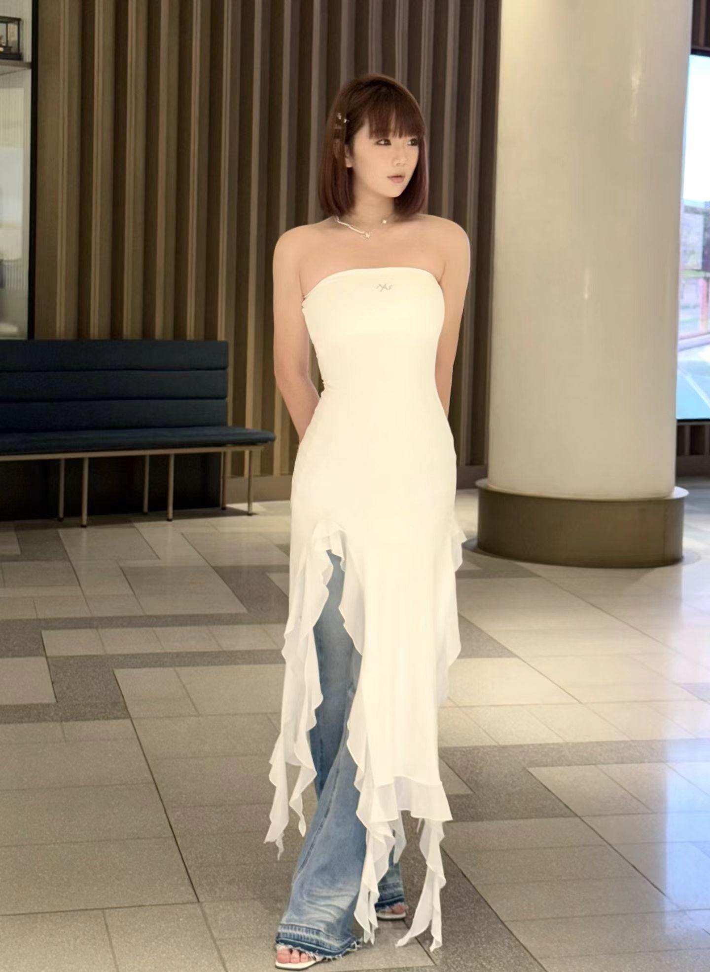 NAWS SEAWEED BRALETTE DRESS