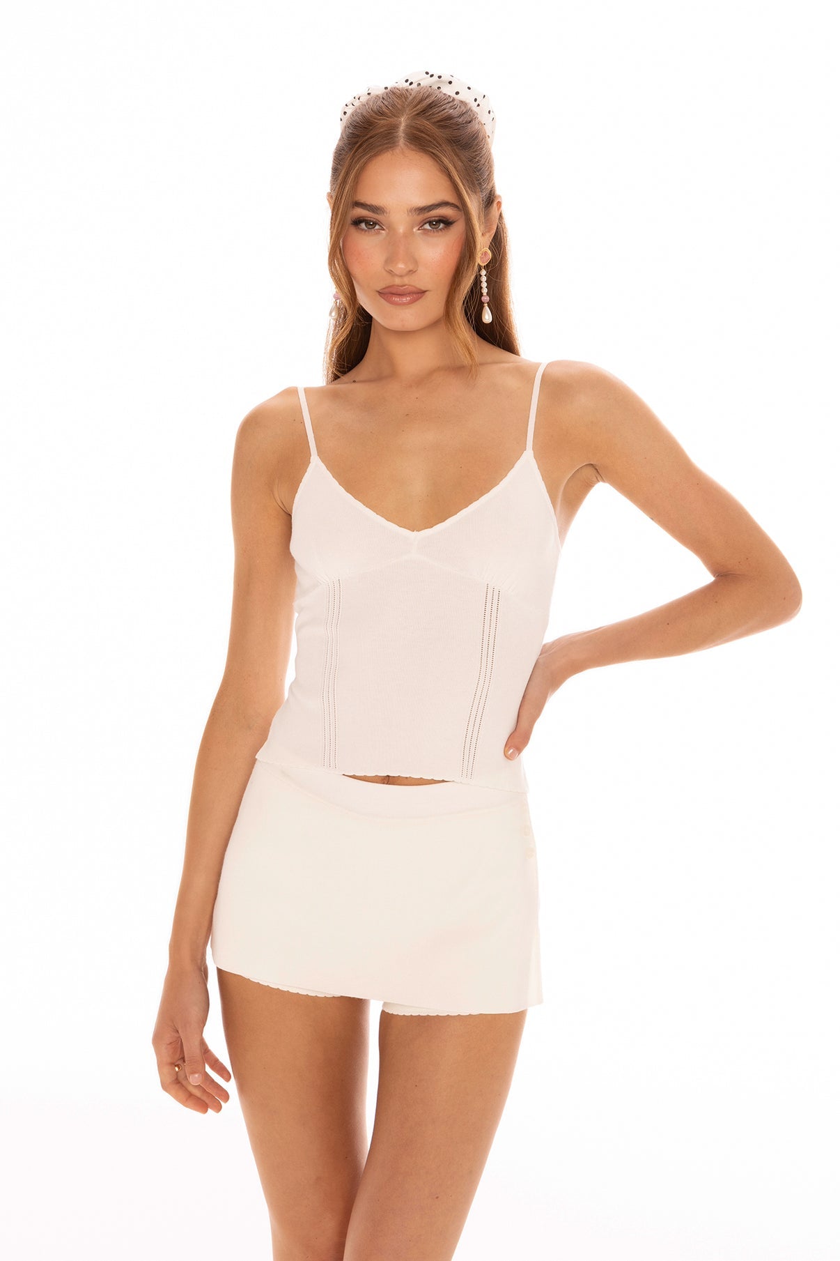Nana Jacqueline Carrie Top (White)