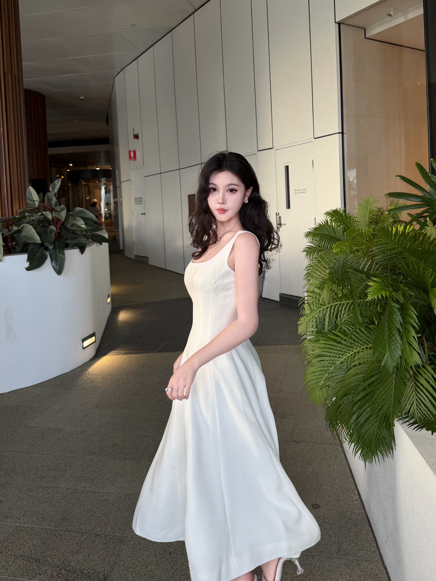 Nana Jacqueline Josephine Dress (White)