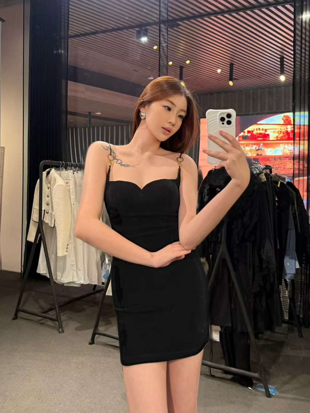 Nana Jacqueline Sabrina Mini Dress