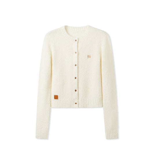 NAWS POLAR CREW-NECK KNIT CARDIGAN