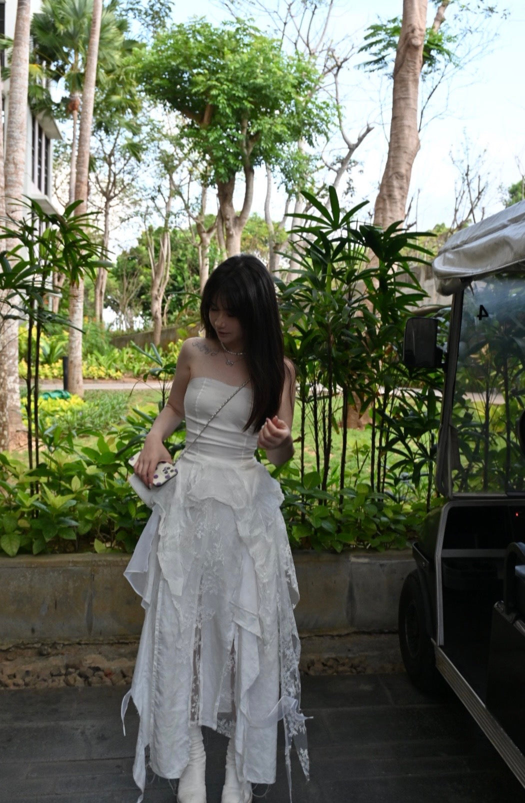 Jagee Chen White Jellyfish top