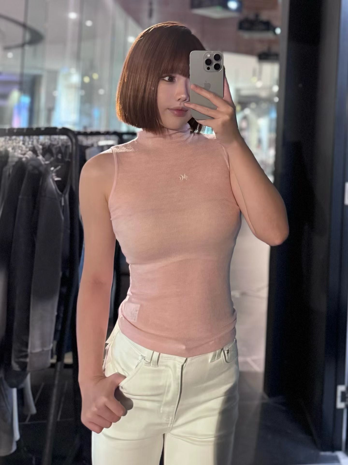 NAWS +5CM MODEL JEANS WHITE