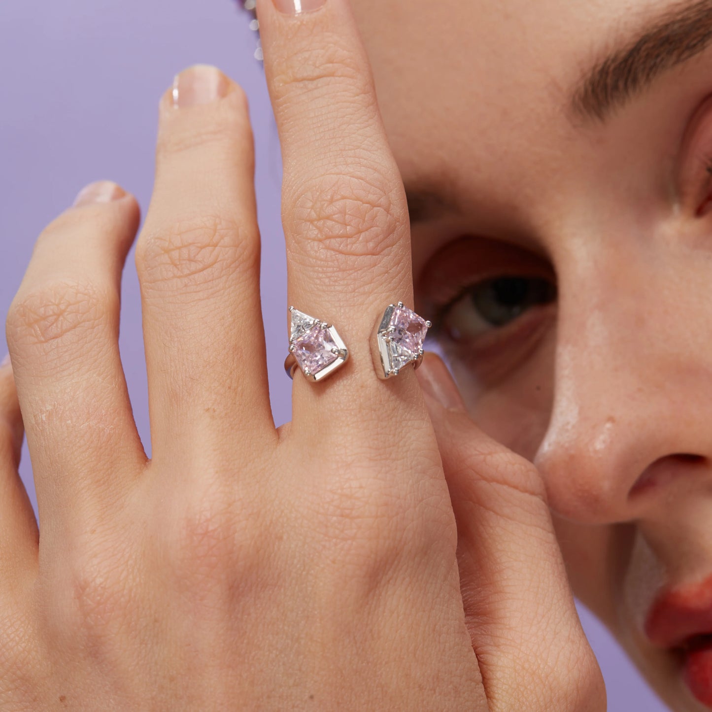 Poem Interlude Ring-pink