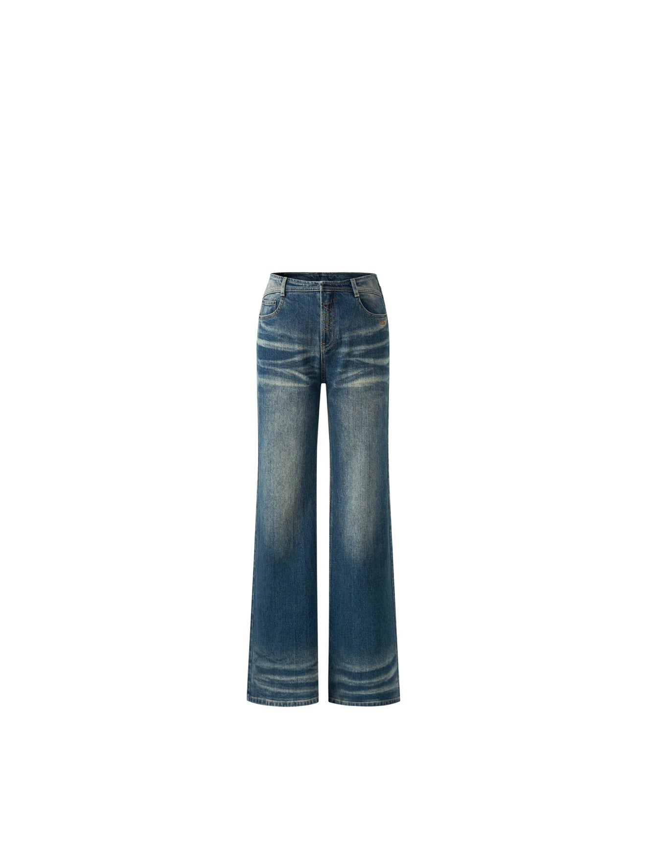 NAWS N4 STRAIGHT-LEG JEANS PRUSSIAN BLUE