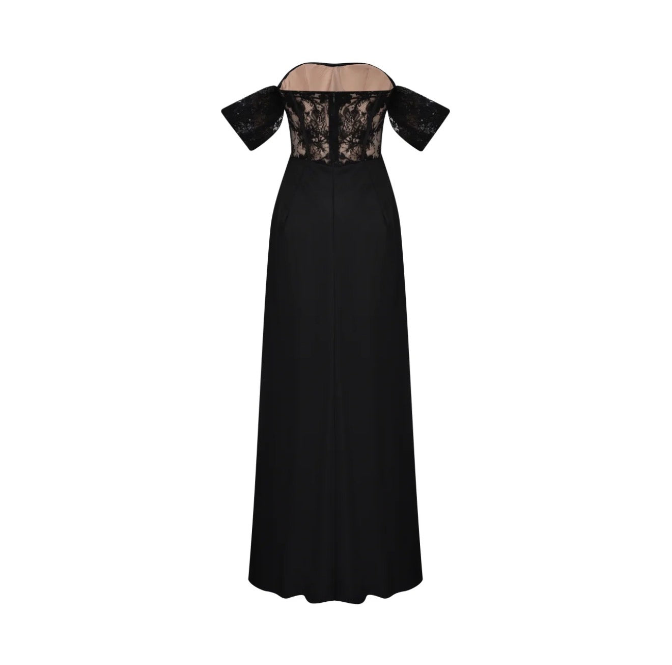 Crow Crew black lace corset dress