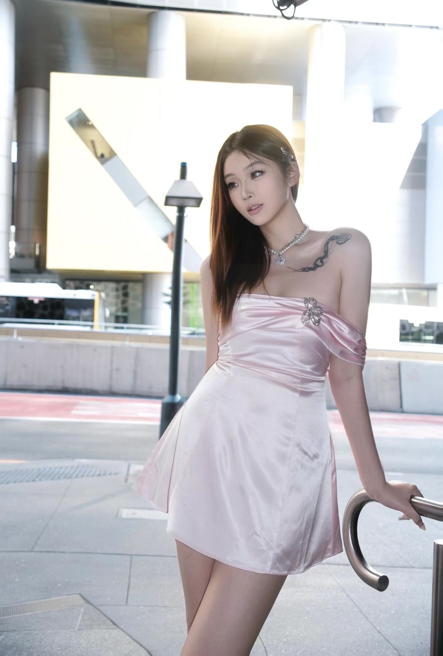 Nana Jacqueline Cornelia Dress (Pink)