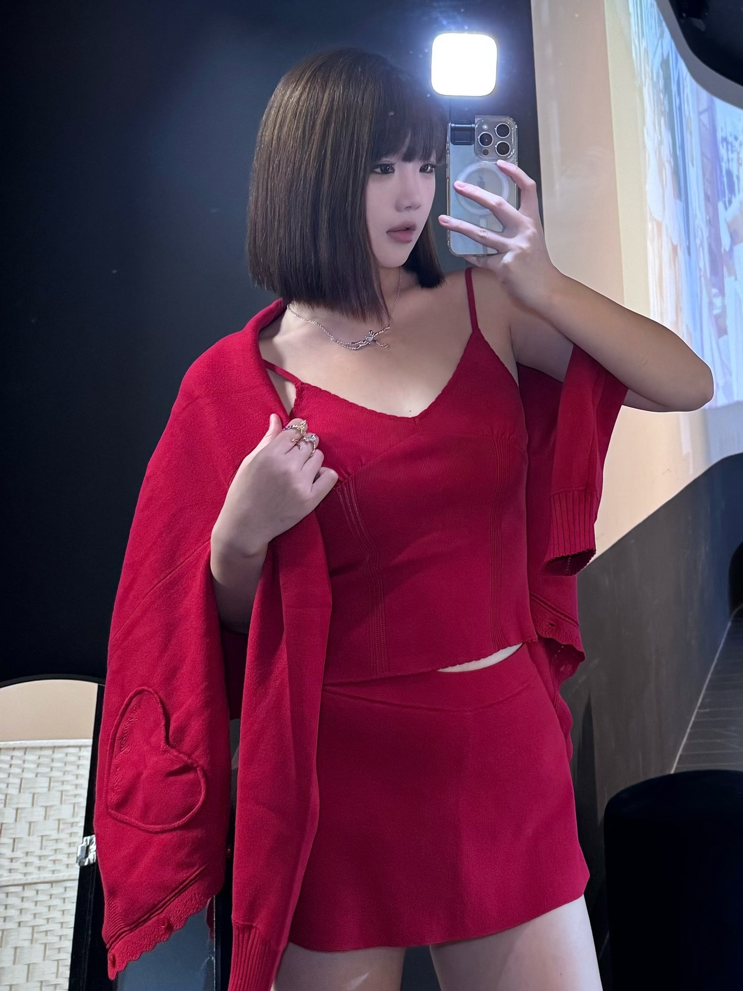Nana Jacqueline Carrie Top (Red)