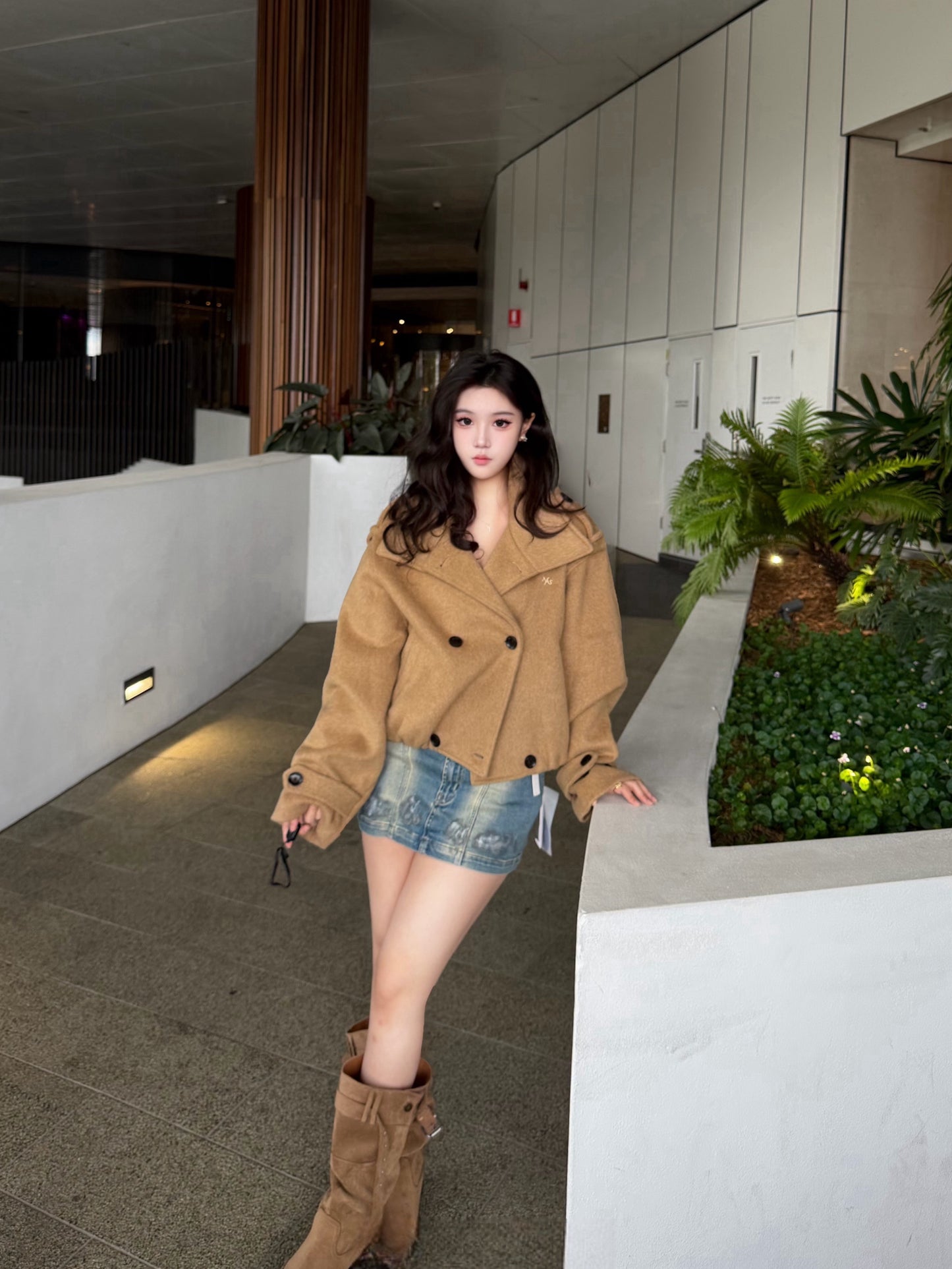 NAWS ROSE OVERSIZED WOLLEN COAT