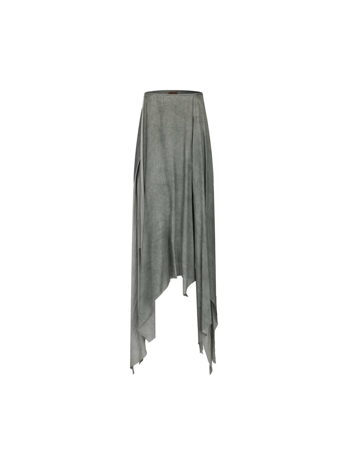 ELYWOOD BLUE-GREEN WIND CHIME TASSEL MIDI SKIRT
