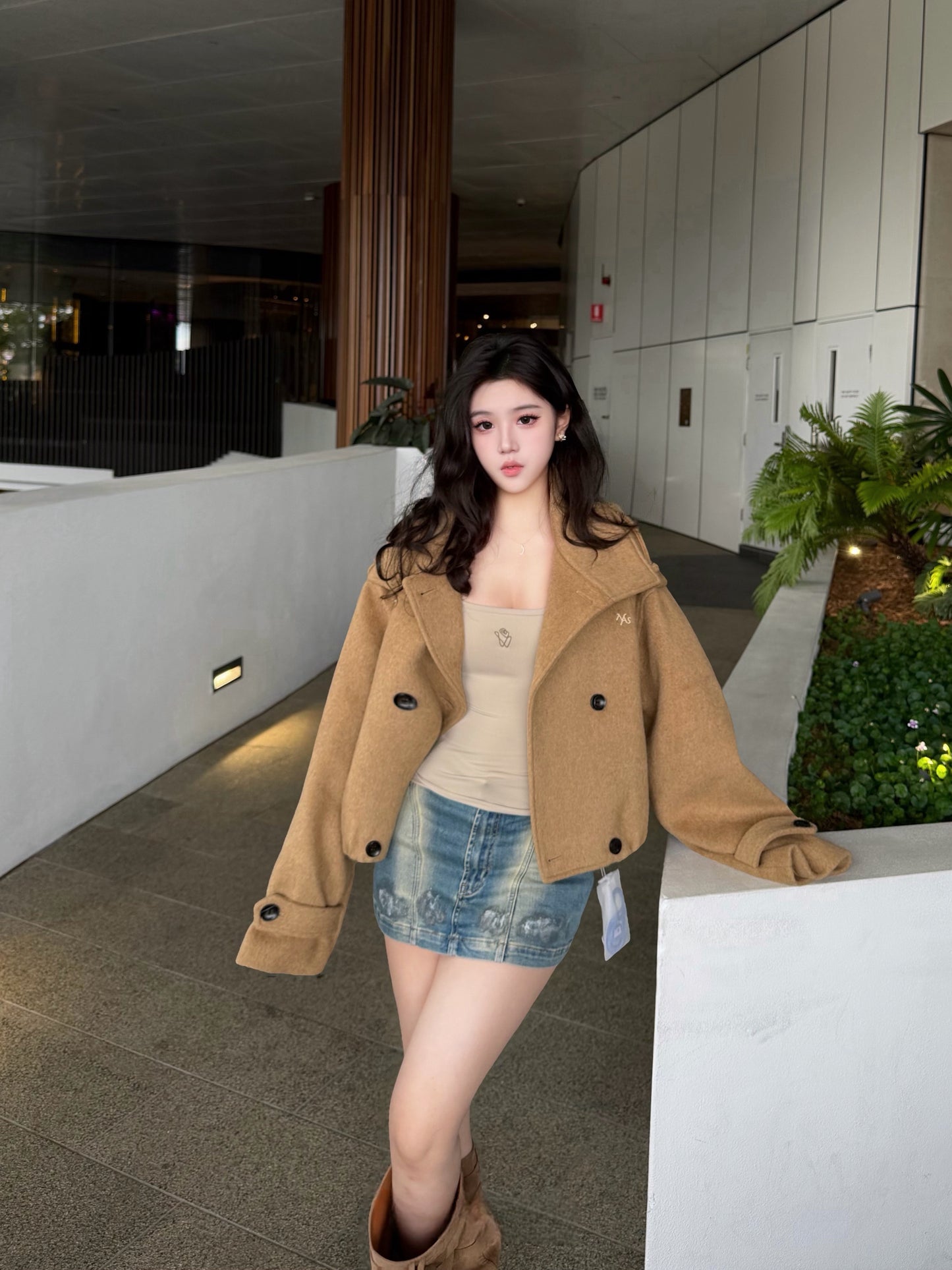 NAWS ROSE OVERSIZED WOLLEN COAT