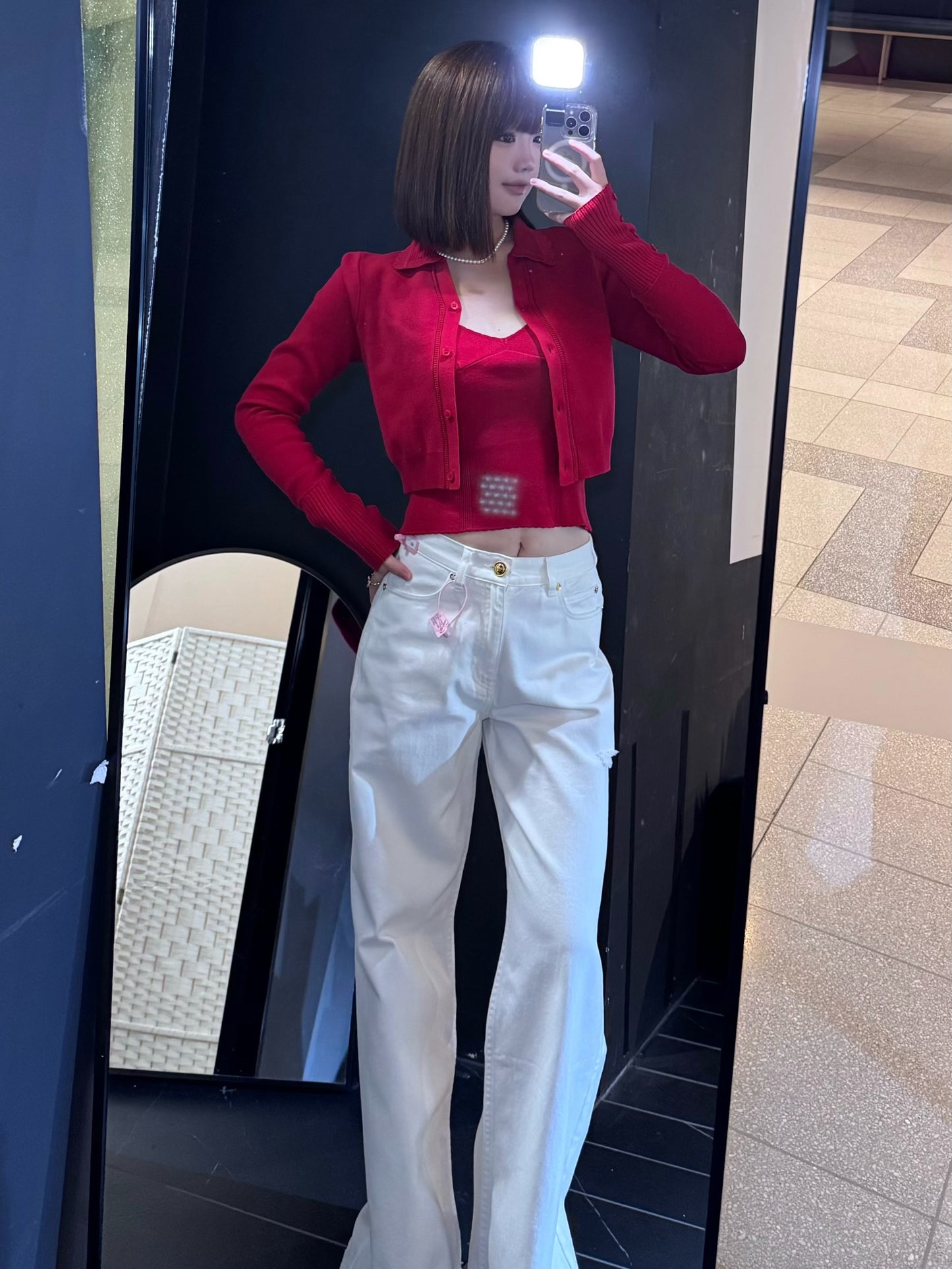 Nana Jacqueline Jenna Cardigan (Red)
