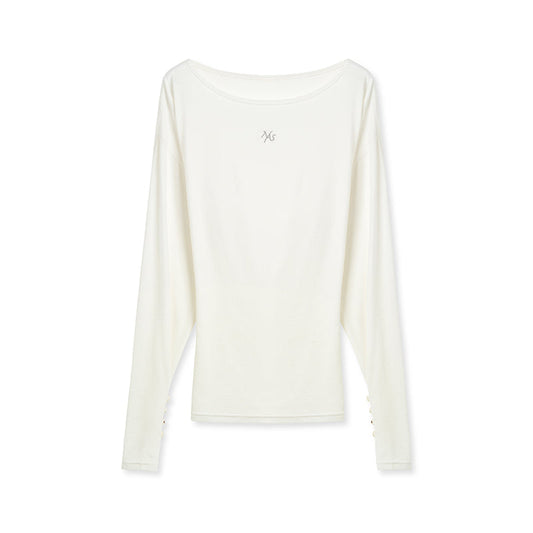 NAWS COCOUNT CREAM LUCERNE LONG SLEEVE TEE