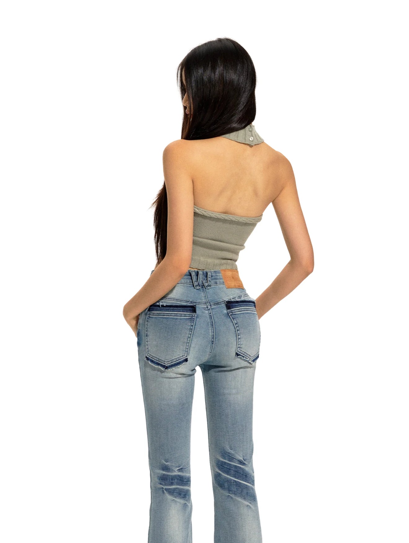 NAWS +5CM MODEL JEANS LIGHT BLUE