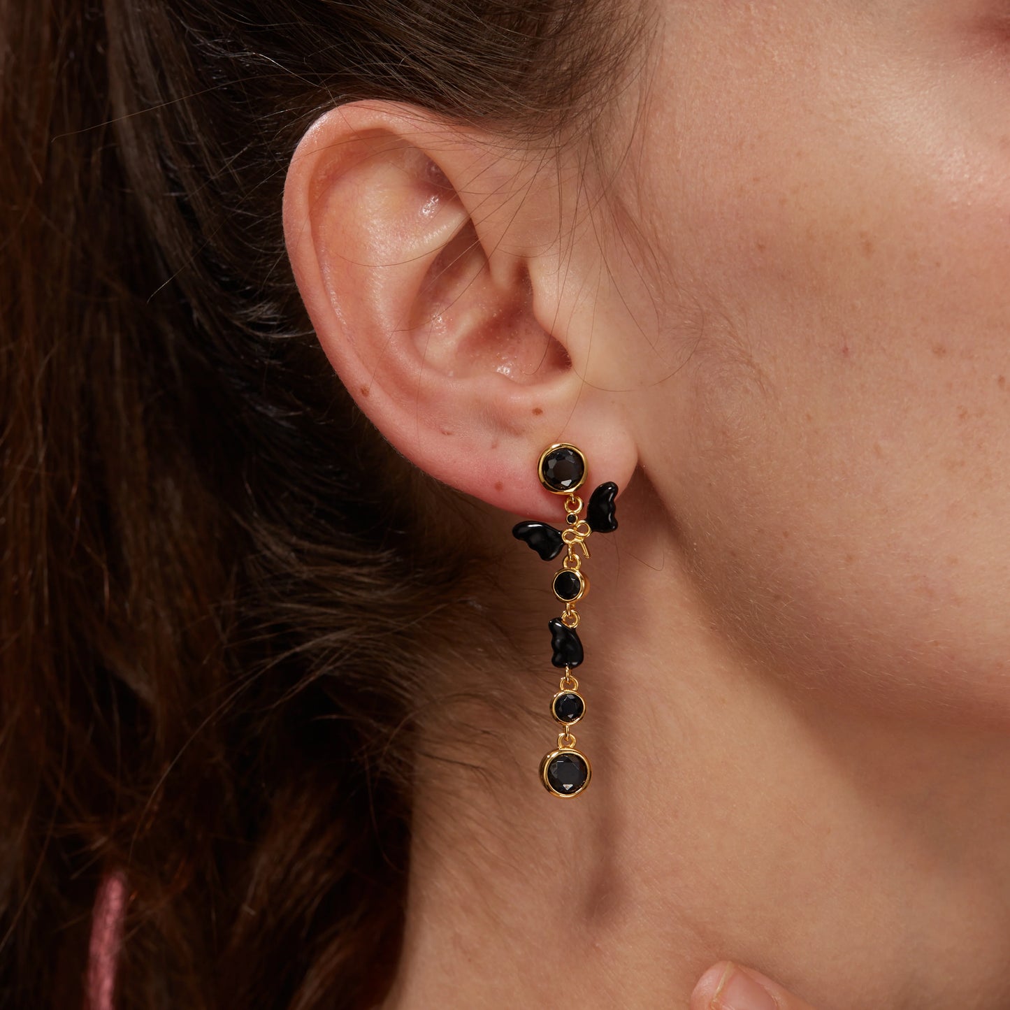 Poem NoirElf Tassel Earrings