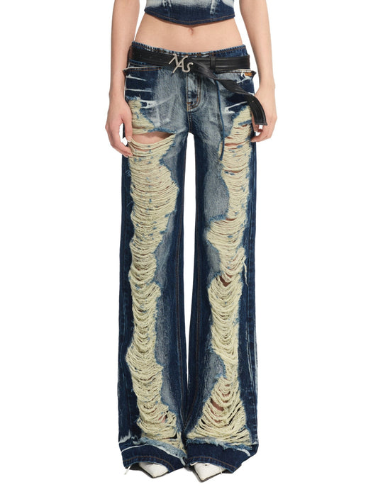 NAWS VOLCANIC DISTRESSED JEANS