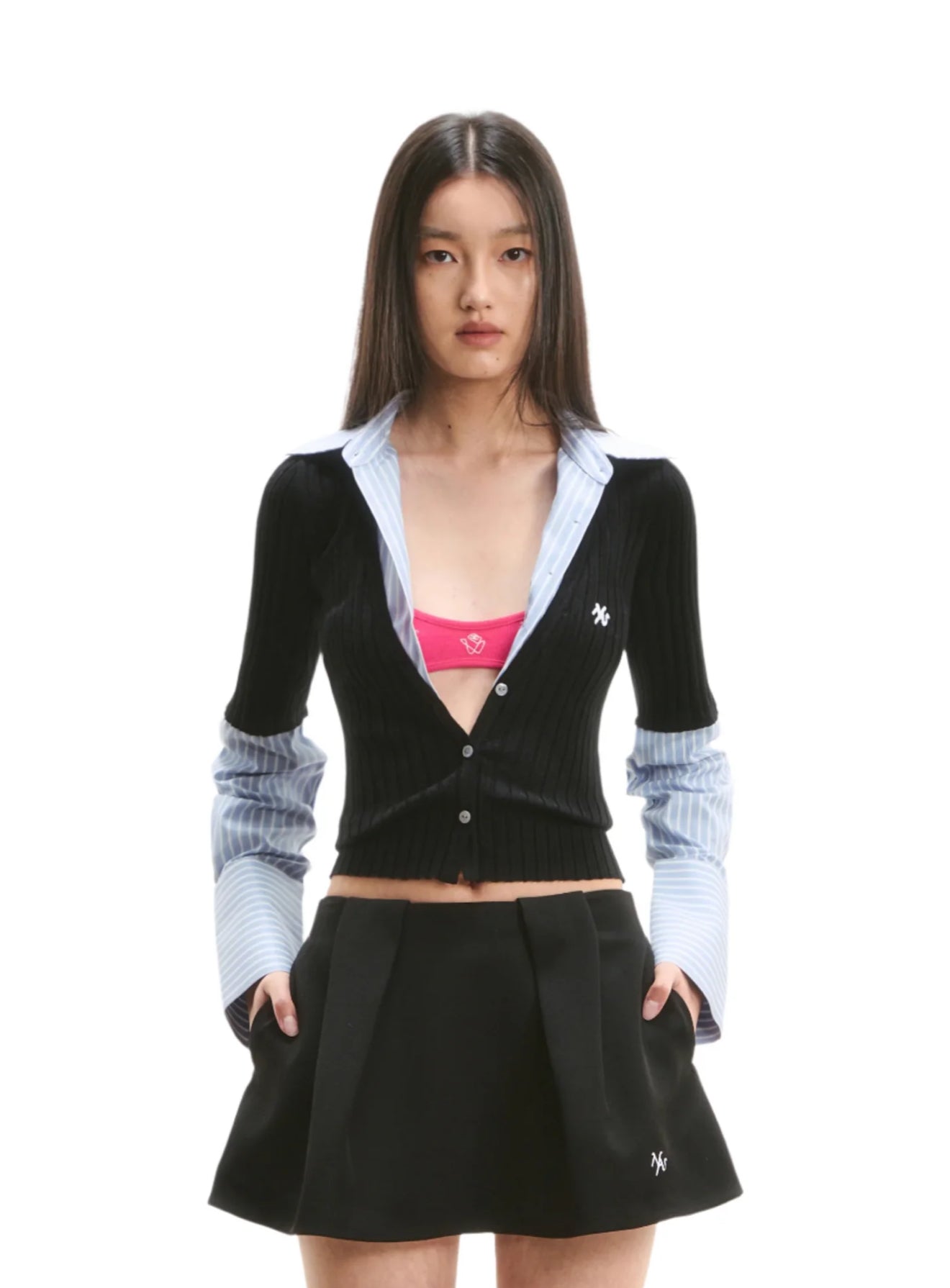 NAWS ANGEL KNIT BLACK SWEATER