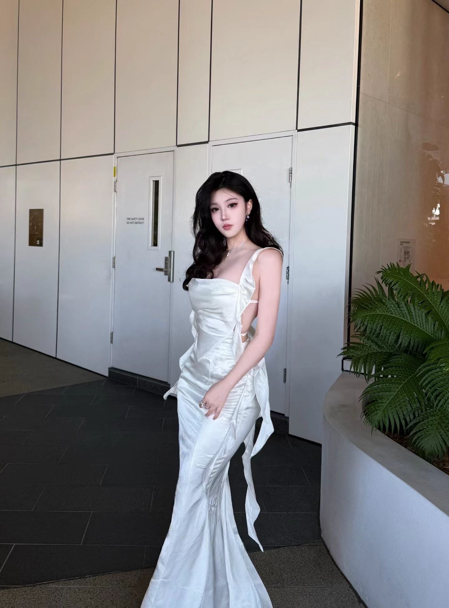 Nana Jacqueline Caroline Dress (White)