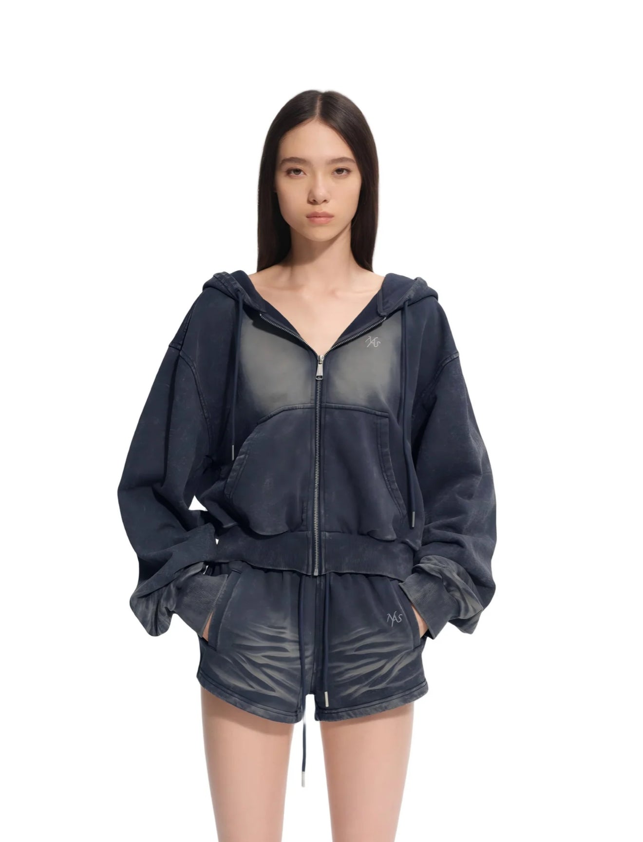 NAWS VOLCANIC LOOSE FIT HOODIE JACKET