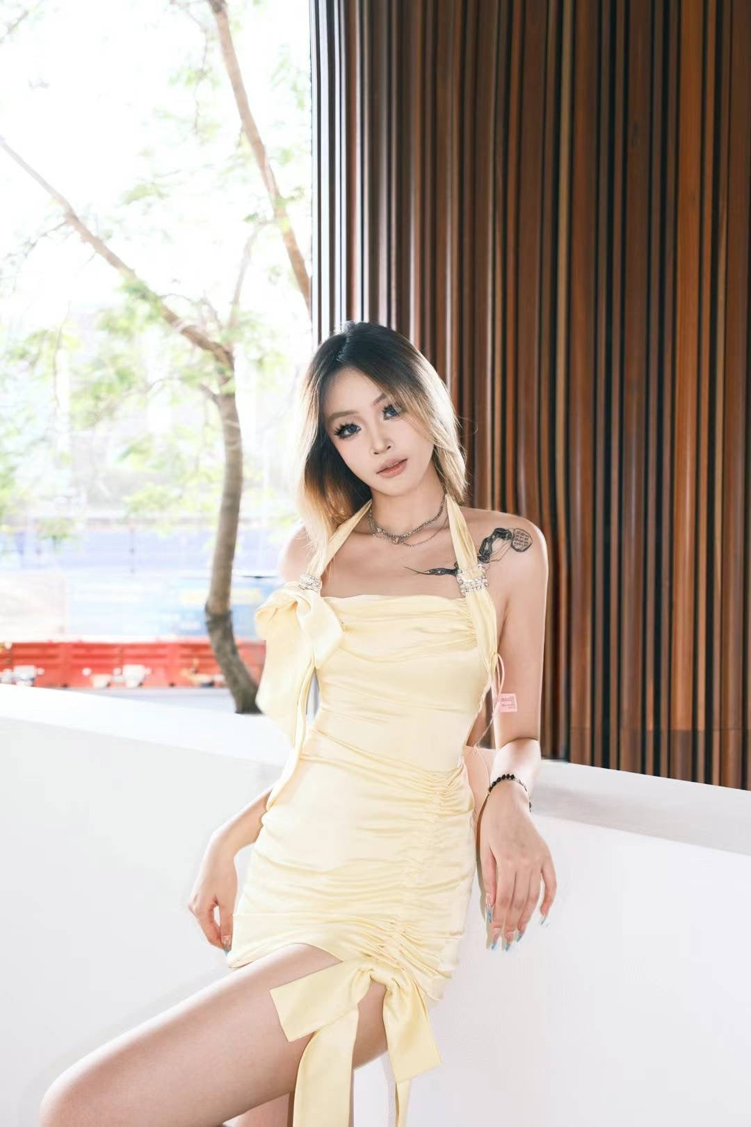 Nana Jacqueline Celia Dress (Yellow)