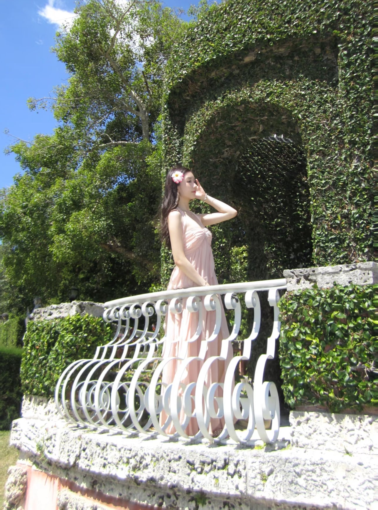Nana Jacqueline Mariah Dress (Peach)