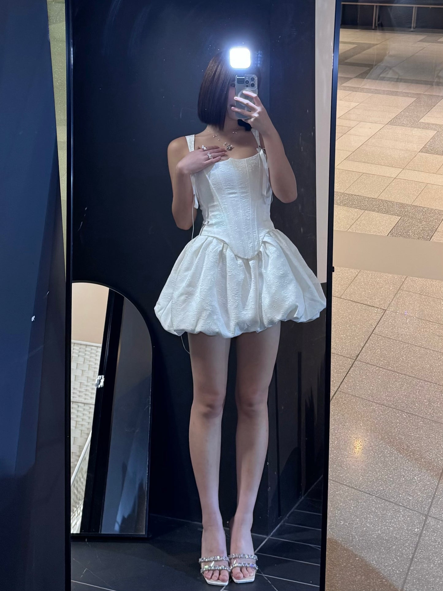 Nana Jacqueline White Bellah Sandals