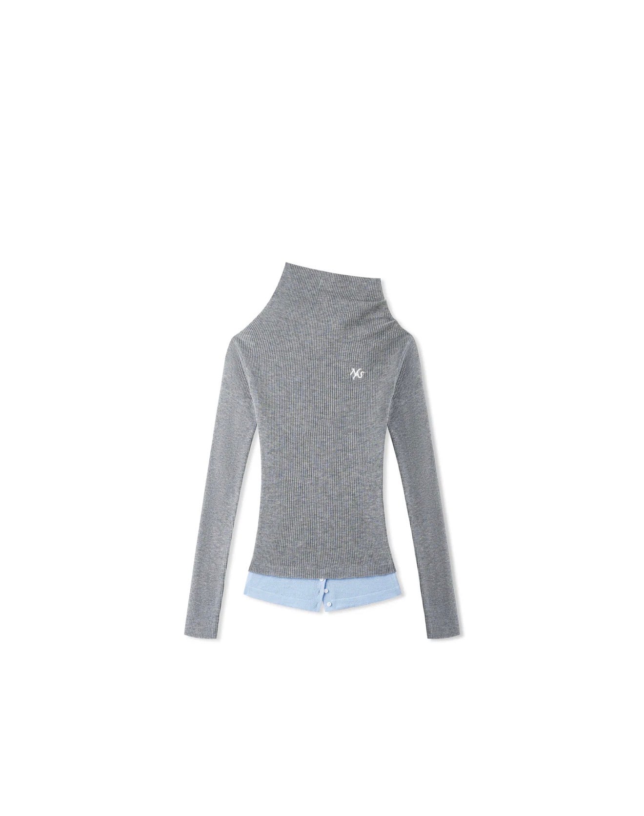 NAWS BLUES GRAY NEVA KNITWEAR